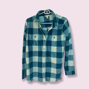 Blue Fuzzy Flannel Medium